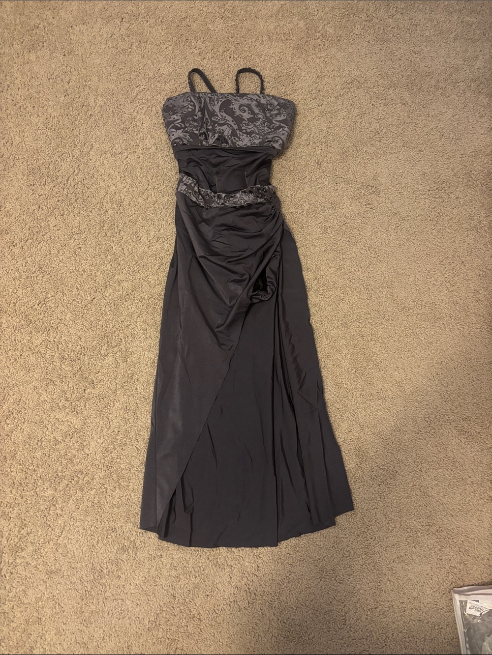 KELLE dark grey lyrical dance costume